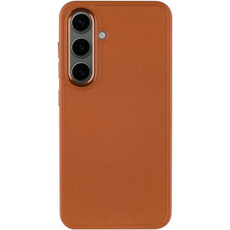Фото TPU чехол Bonbon Metal Style для Samsung Galaxy S24 / S25 (Оранжевый / Papaya) на vchehle.ua