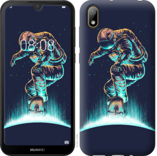 

Чехол Космонавт на скейтборде для Huawei Y5 2019 711307