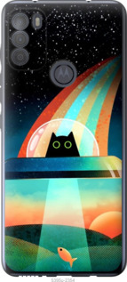

Чехол Кот, нло, радуга, рыба для Motorola G50 1403399