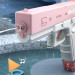 Водяний акумуляторний пістолет Glock Water Gun (250ml) with lithium battery (Pink) в магазині vchehle.ua