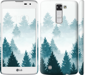 

Чехол Акварельные Елки для LG K8 K350E 862606