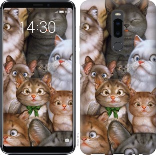 

Чехол коты для Meizu Note 8 757681