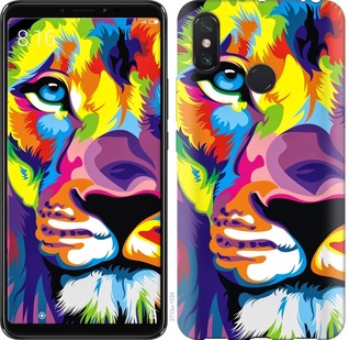 

Чохол Різнобарвний лев на Xiaomi Mi Max 3 669794