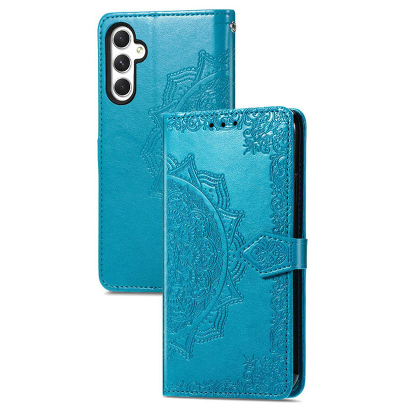 Купить Кожаный чехол-книжка Art Case с визитницей для Samsung Galaxy M23 5G / M13 4G (Синий) на vchehle.ua