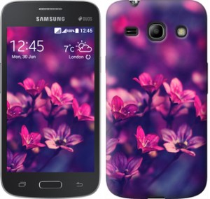 Чехол Пурпурные цветы для Samsung Galaxy Star Advance G350E