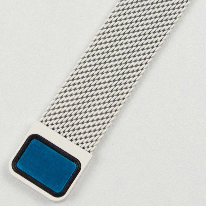 Ремінець Milanese Loop Design для Xiaomi Mi Band 7 (White) в магазині vchehle.ua