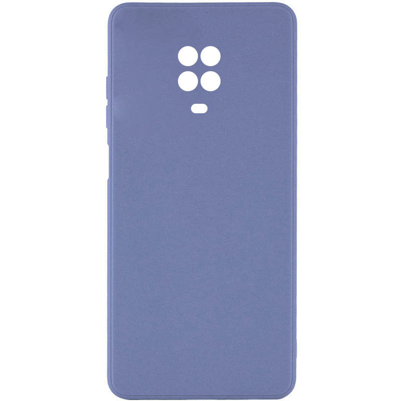 Силиконовый чехол Candy Full Camera для Xiaomi Redmi Note 9s / Note 9 Pro / Note 9 Pro Max (Голубой / Mist blue)