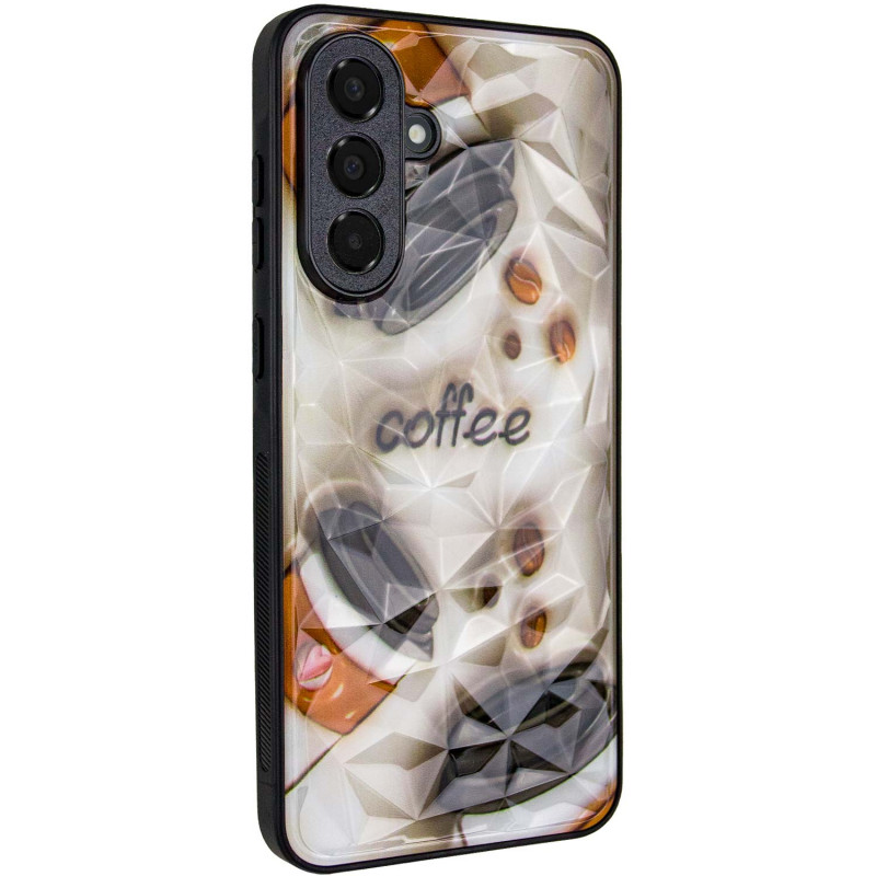 TPU+PC чохол Prisma Plushie на Samsung Galaxy A56 5G (Coffee)