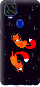 Чехол Лисички в космосе для ZTE Blade V2020