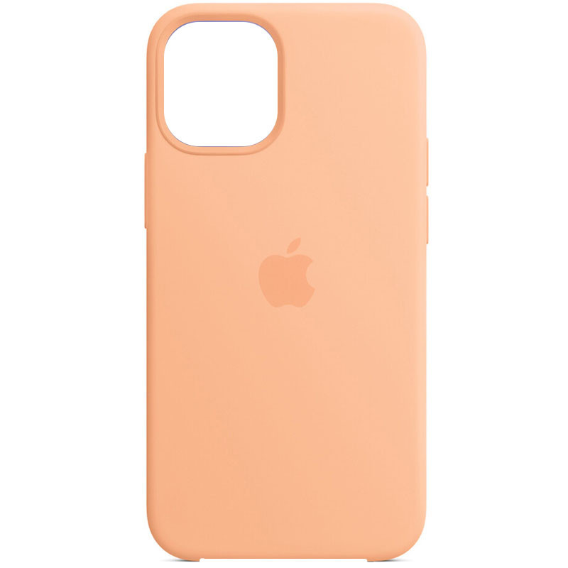 Чехол Silicone Case (AA) для Apple iPhone 12 Pro Max (6.7") (Оранжевый / Cantaloupe)