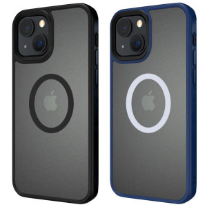 TPU+PC чохол Metal Buttons with Magnetic Safe на Apple iPhone 13 (6.1")