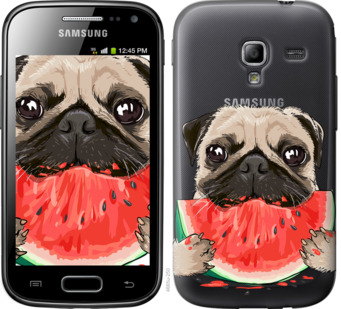 

Чохол Мопс і кавун на Samsung Galaxy Ace 2 I8160 843504