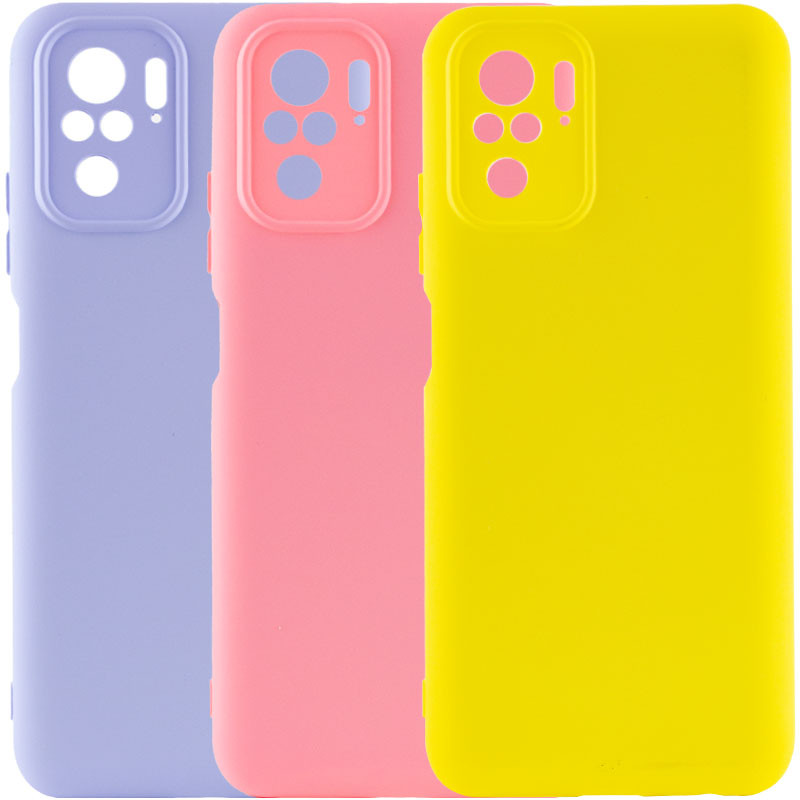 Чехол Silicone Cover Full Camera without Logo (A) для Xiaomi Redmi Note 10 / Note 10s