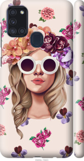 

Чехол Девушка с цветами v2 для Samsung Galaxy A21s A217F 934003