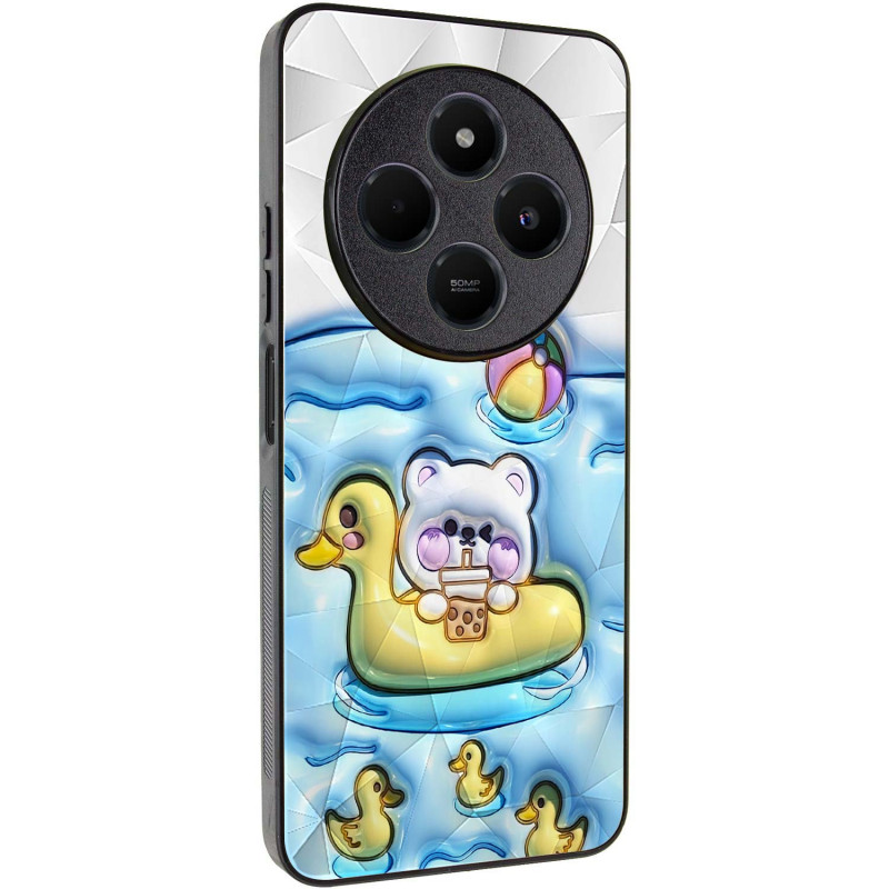 TPU+PC чохол Prisma Fluffie на Xiaomi Redmi 14C / Poco C75 (Ducklings)