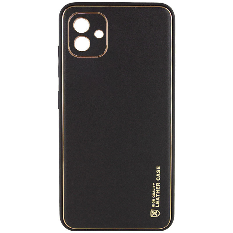 Шкіряний чохол Xshield на Samsung Galaxy A05 (Чорний / Black)