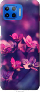 Чехол Пурпурные цветы для Motorola Moto G Plus