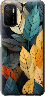 

Чехол Кольорове листя для Xiaomi Redmi Note 10 5G 1629401