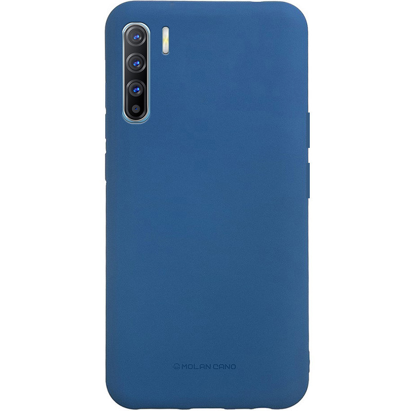 

TPU чохол Molan Cano Smooth на Oppo Reno 3 (Синій) 925749