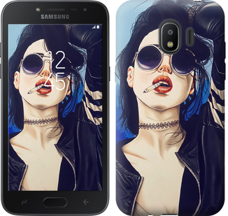 

Чехол Девушка на стиле для Samsung Galaxy J2 2018 643661
