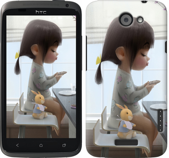 

Чохол Мила дівчинка з зайчиком на HTC One X+ 636483