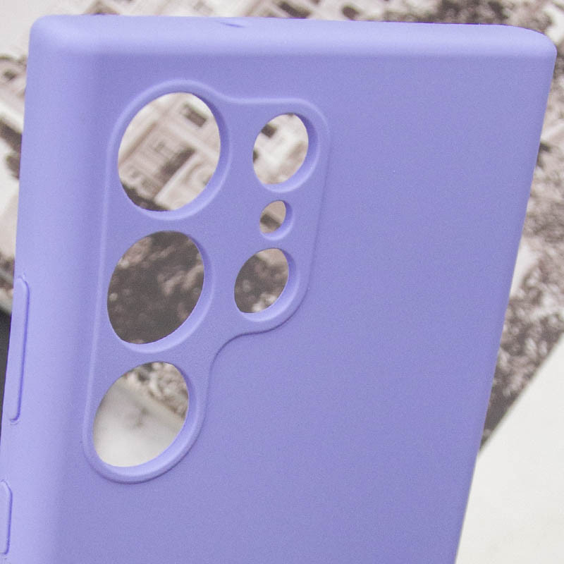 Заказать Чехол Silicone Cover Lakshmi Full Camera (AAA) with Logo для Samsung Galaxy S25 Ultra (Сиреневый / Dasheen) на vchehle.ua