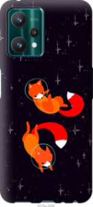 Чехол Лисички в космосе для Realme 9 Pro