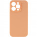 Чохол Silicone Case Full Camera Protective (AA) NO LOGO на Apple iPhone 15 Pro (6.1") (Помаранчевий / Cantaloupe)