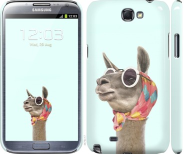 

Чехол Модная лама для Samsung Galaxy Note 2 N7100 753009