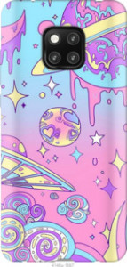 Чехол Розовая галактика для Xiaomi Poco X3