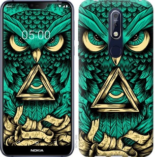 

Чехол Сова Арт-тату для Nokia 7.1 687563