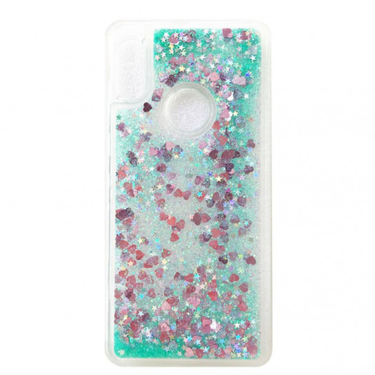 TPU чехол Liquid hearts для Xiaomi Redmi Note 7 / Note 7 Pro / Note 7s
