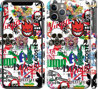

Чохол Many different logos на iPhone 11 Pro Max 776886