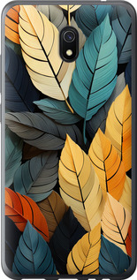 

Чохол Кольорове листя на Xiaomi Redmi 8A 1629378