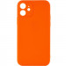 Силіконовий чохол Candy Full Camera на Apple iPhone 12 (6.1") (Помаранчевий / Orange)