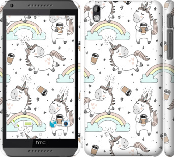 

Чохол Єдиноріг і кава на HTC Desire 816 840752