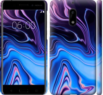

Чехол Узор воды для Nokia 6 752831