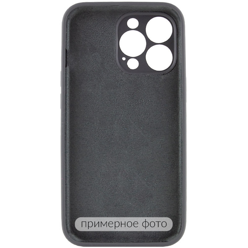 Фото Чехол Silicone Case Full Camera Protective (AA) NO LOGO для Apple iPhone 16 (6.1") (Серый / Dark Gray) на vchehle.ua