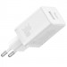 СЗУ Baseus Cube Pro Fast Charger PD30W+QC3.0 (1USB-A/1C) (P10111404) (Moon White)