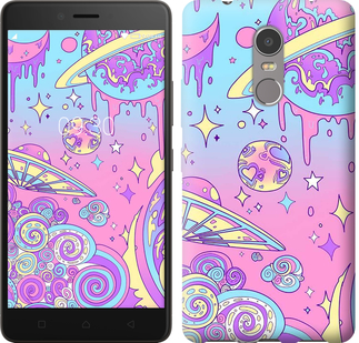 

Чехол Розовая галактика для Lenovo K6 Note 633381