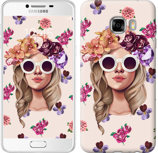 

Чохол Дівчина з квітами v2 на Samsung Galaxy C7 C7000 190165
