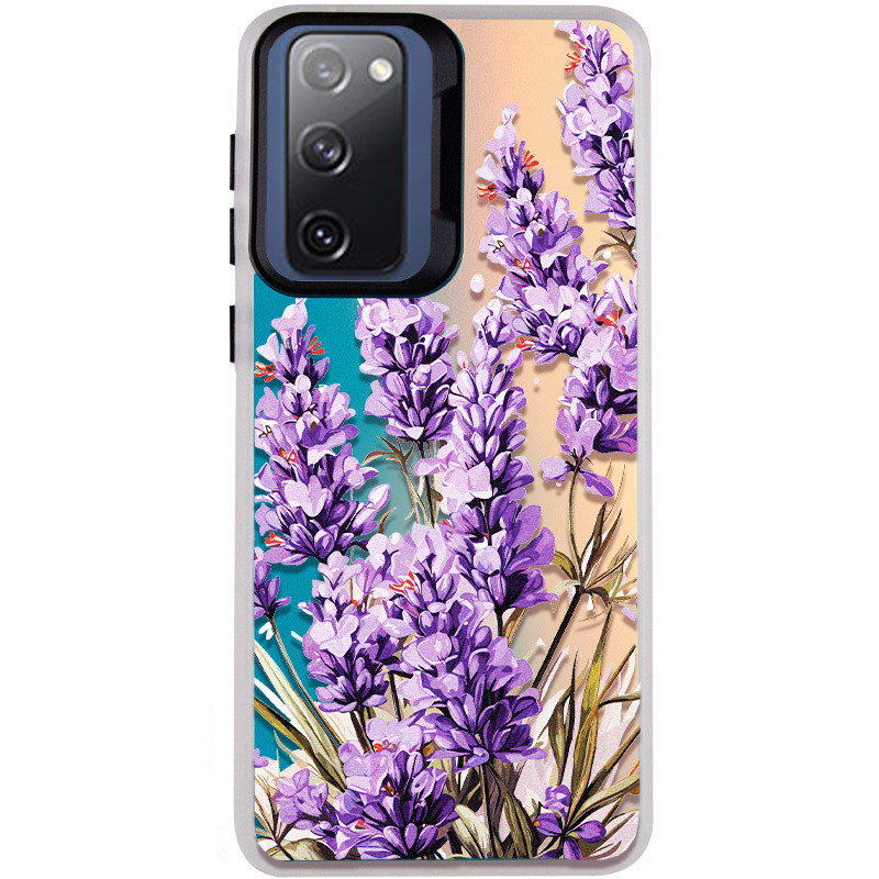 TPU+PC чехол TakiTaki Magic glow для Samsung Galaxy S20 FE (Lavender / Pink / Purple)