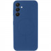 Чехол Silicone Cover Lakshmi Full Camera (AA) with MagFit для Samsung Galaxy S25 (Синий / Navy Blue)