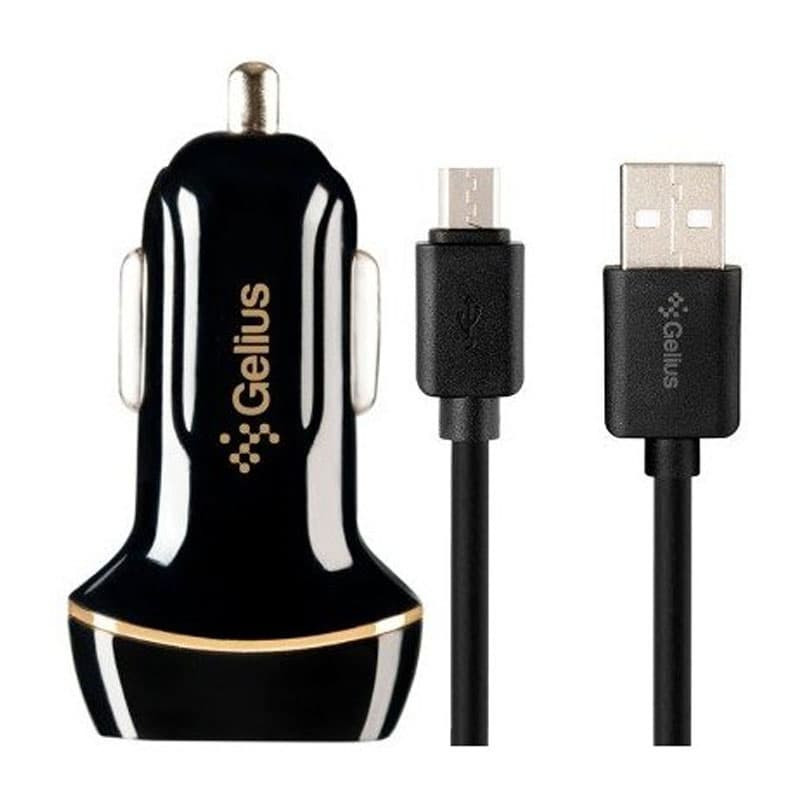 Уцінка АЗП Gelius Ultra Voyager GU-CC02 (2USB/2.4A) + MicroUSB