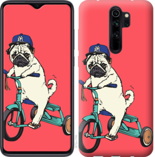 

Чохол Мопс на велосипеді на Xiaomi Redmi Note 8 Pro 778788