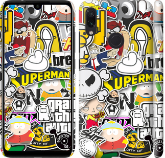 

Чехол Popular logos для Xiaomi Redmi Note 7 Pro 697316