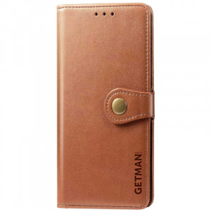 Кожаный чехол-книжка GETMAN Gallant (PU) для Xiaomi Redmi Note 9 Pro Max