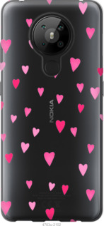 

Чехол Сердечки 2 для Nokia 5.3 1583084