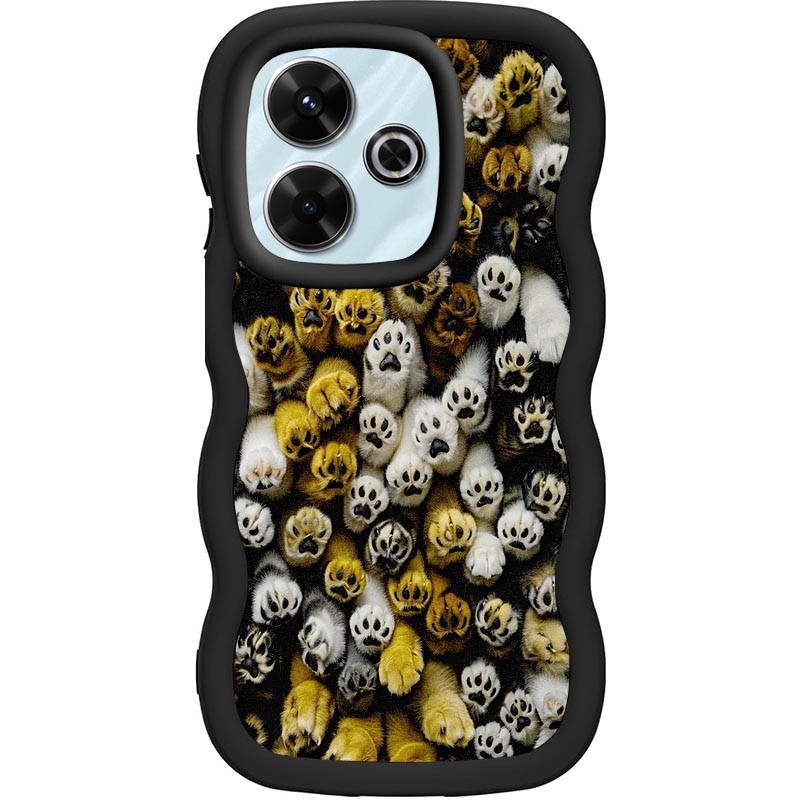 Чехол TPU Cloudy Pictures для Xiaomi Redmi 13 4G/5G / Poco M6 4G (Paws)