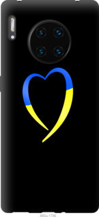 Чехол Жёлто-голубое сердце для Huawei Mate 30 Pro